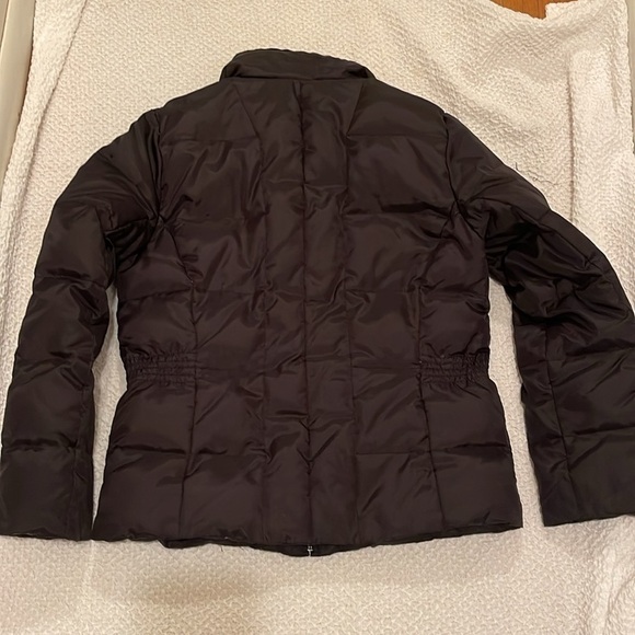 Oscar de la Renta Women's Front Zip Down Puffer Jacket Size Medium Black Winter - Picture 10 of 10